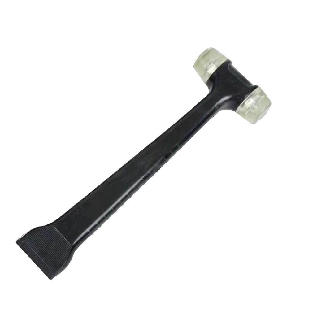Double Headed Rubber Hammer Featuring Rubber And Plastic Ends For Efficient Floor And Tile Installation For Electricians