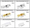 Maarku 400-piece Set Connection Terminal Giboshi Terminal Insulation Sleeve Crimp Terminal Increasing Plate Thickness