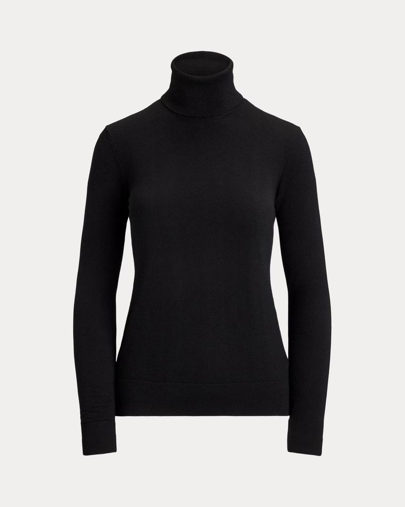 Autumn/Winter 2026 European & American Slimming Black High Neck Knit Sweater for Women