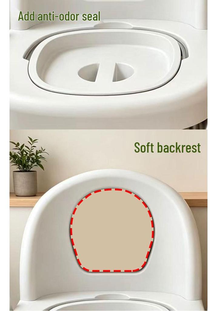 Portable Indoor Toilet Seat for Elderly and Pregnant Users