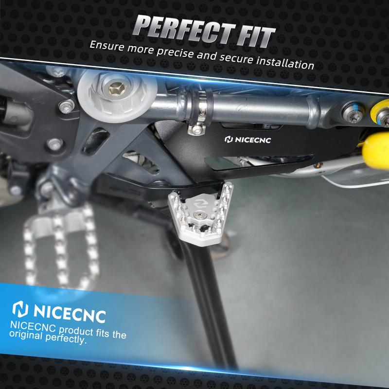 For 2013-2018 BMW R1200GS R 1200 GS Brake Pedal Tip Peg Brake Extension Pad for BMW R1250GS R1250 GS 2019 2020 2021 2022 2023