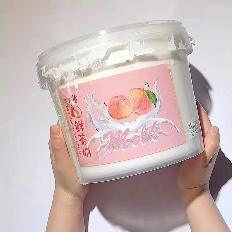 Liquid Slime Squishy Large Bucket Bubble Putty Fidget Toy Crystal Expands Bouncing Mud Stress-Relieving Anxiety Gifts