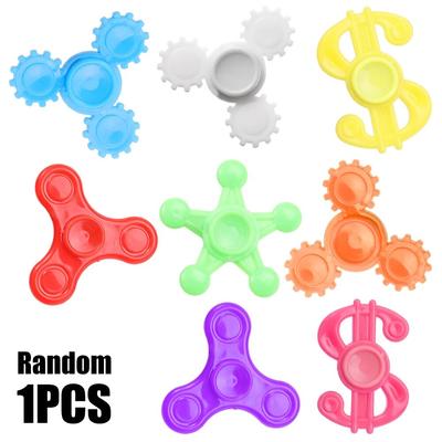1-10pcs Mini Fidget Spinner Spinning Toys 4cm Children's Manual Rotating Gyroscope Decompression Toys Fun Fingertip Game Gifts