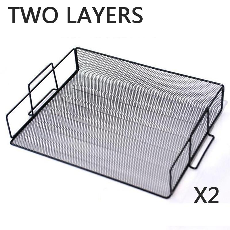 

Metal Multifunction A4 Document Trays File Paper Letter Holder Stationery Storage Bookend Office School Supplies Desk Organizer