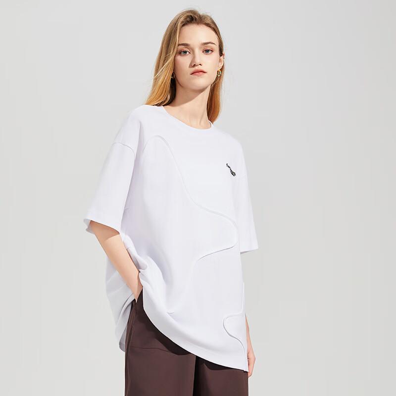 

Women s Letter Embroidered Short Sleeve T-Shirt S