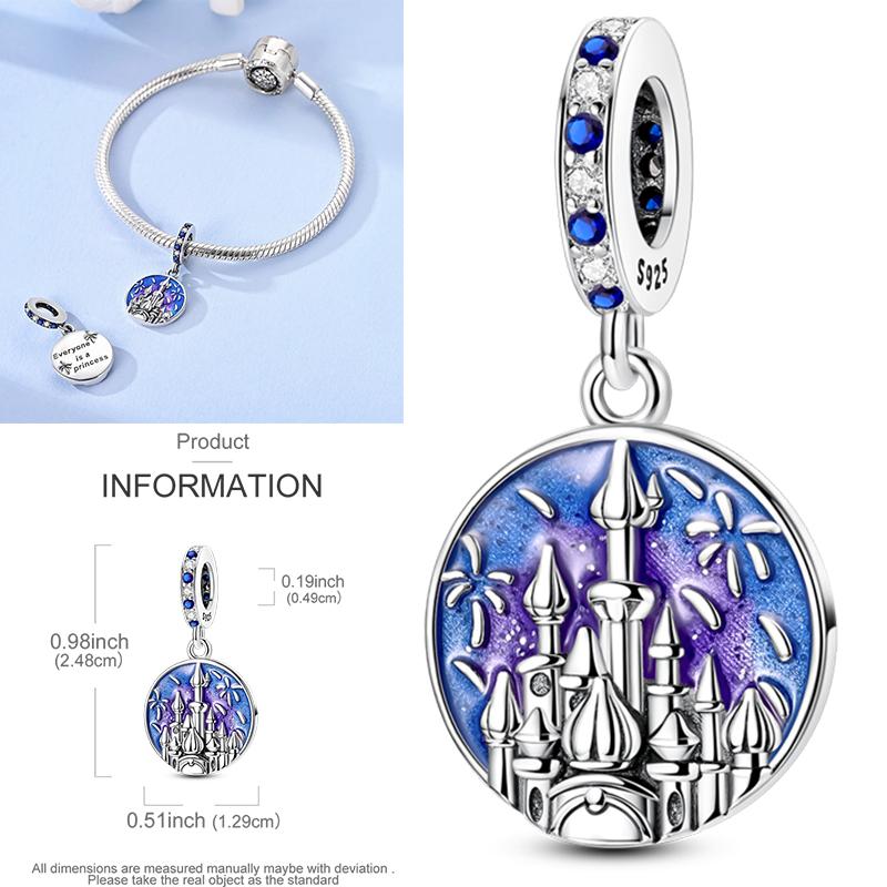 Elk Dinosaur Luminous Firefly Dangle Charm Flower Beads Sale Copper Fit Bangle Bracelet Diy Jewelry Charms