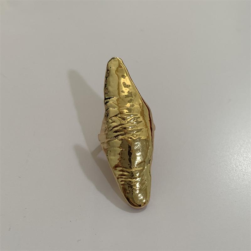 Punk Metallic Claw Nail Rings Irregular Gothic Long Finger Tip Rings For Women Men Alternative Party Rings Accessories