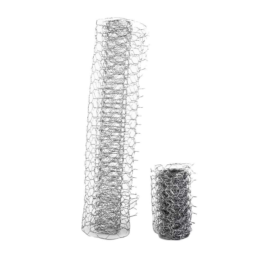 Scratch Resistant Galvanized Wire Mesh Lightweight Chicken Wire Fence Mesh  Garden