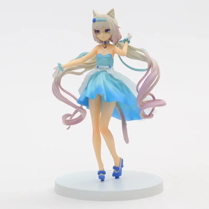 Nekopara Chocola Vanilla Cocktail Dress Ver Figure PVC Model Collection Gift Decoration Figurine