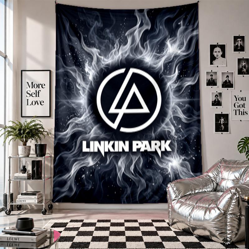 Linkin Park Wall Tapestry Home Decor Wall Hanging Cloth for Bedroom Living Room Background