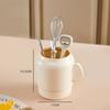 Countertop Chopsticks Barrel Spoon Knife Fork Tableware Barrel Kitchen Drain Household Kitchenware Storage Barrel