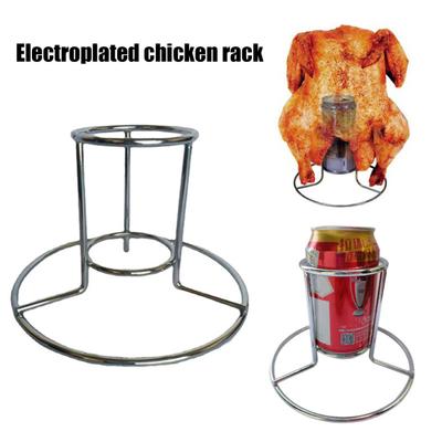 Bierdosen-Hähnchenhalter Ständer Edelstahl Brathähnchen-Gestell Eisen Bier
