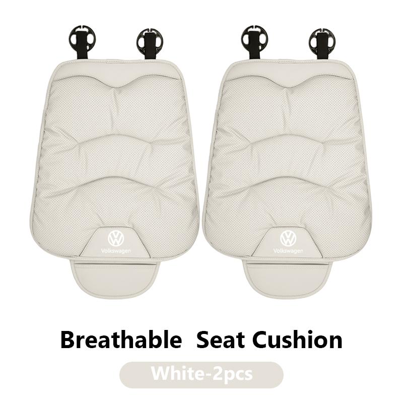 Car Leather Seat Cushion Non Slip Pressure Relief Back Support Pad For Volkswagen VW Passat Golf 4 5 6 Tiguan Polo Scirocco