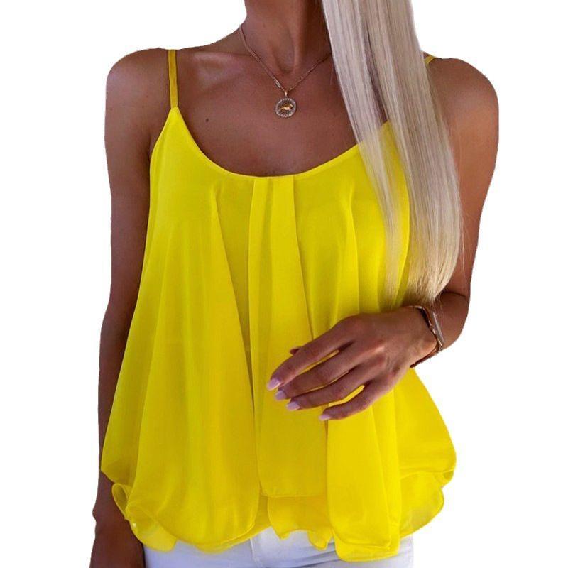 2026 Summer Women's Fashion: Cross-Border European and American Loose Suspender Tops and Small Vests
