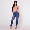 High Waisted Stretch Butt Lifting Skinny JeansSuper High Waist Elastic Hip Lifting Denim Leg Pants Women's Trousers