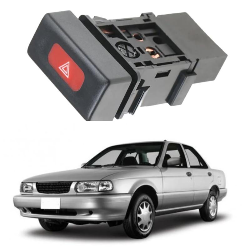 Warning Indicator Switch Warning Hazard Emergency Light Switch Button Replace 25290-F4100 25290F4300 for 1996-2000