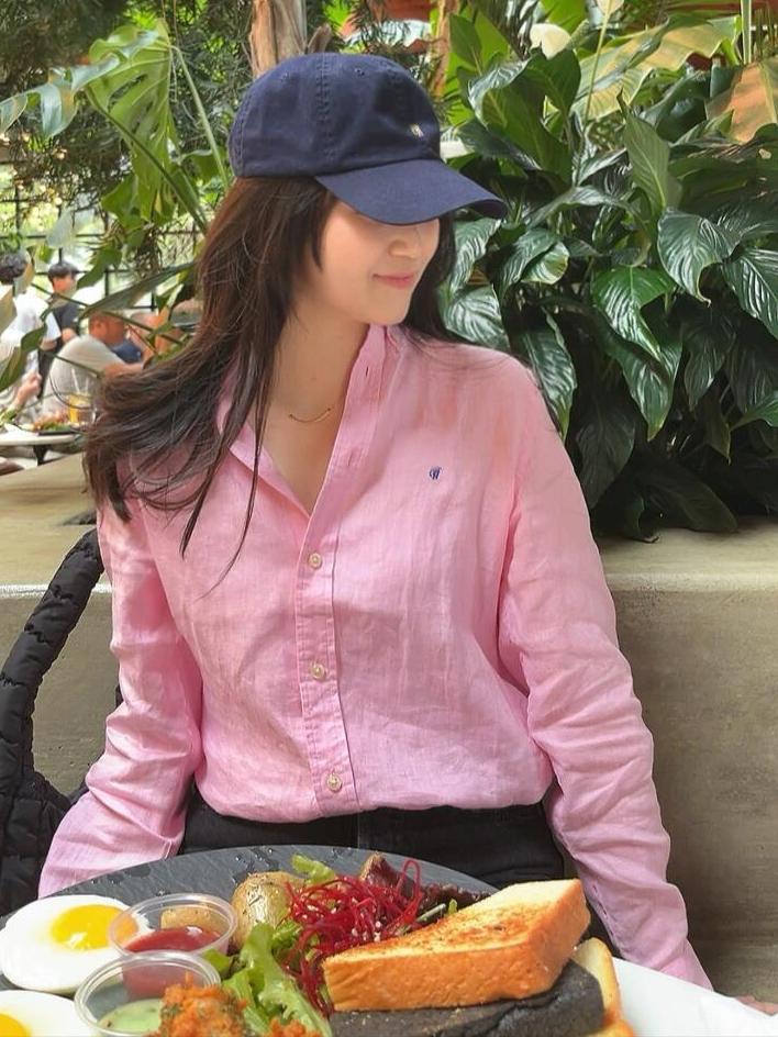 RL Ralph Lauren Small Pony Logo Linen Sun Protection Long Sleeve Polo Shirt - Men's & Women's Spring/Autumn Collection.