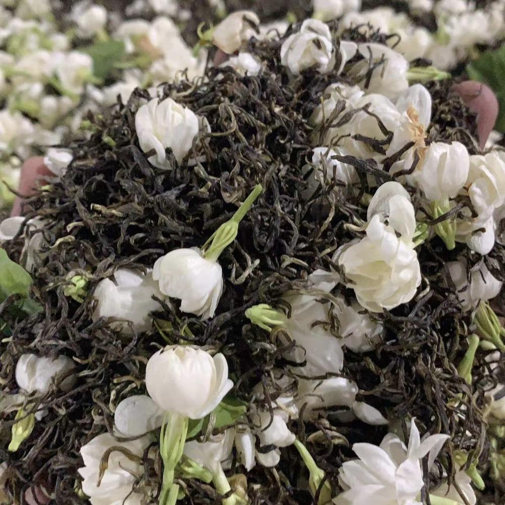 Guangxi Hengxian Manufacturers Wholesale Bulk Jasmine Fragrant Hair First-class Small Maojian Flower Tea Small Baihao Jasmine Tea Green Tea