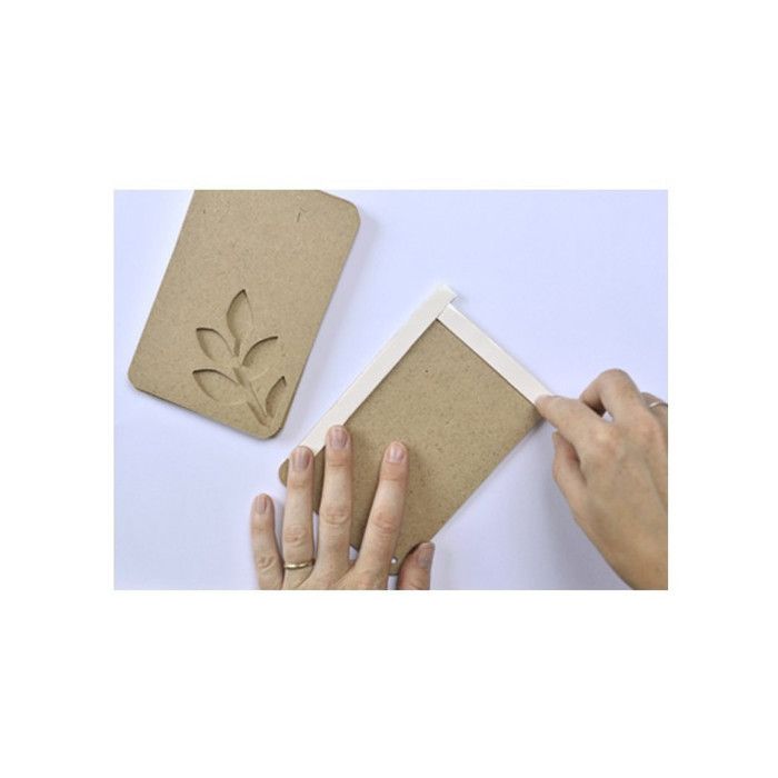 Cléopâtre Cléofoam 3D Bande double face 10 mm x 5 m blanc