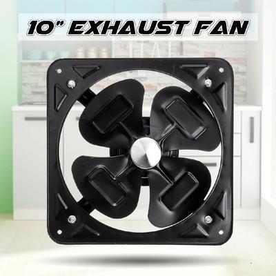 10" Exhaust Fan Axial Fan Air Ventilation Fan Industrial Duct Booster Fan Intake Ventilation Kitchen Bathroom Extractor