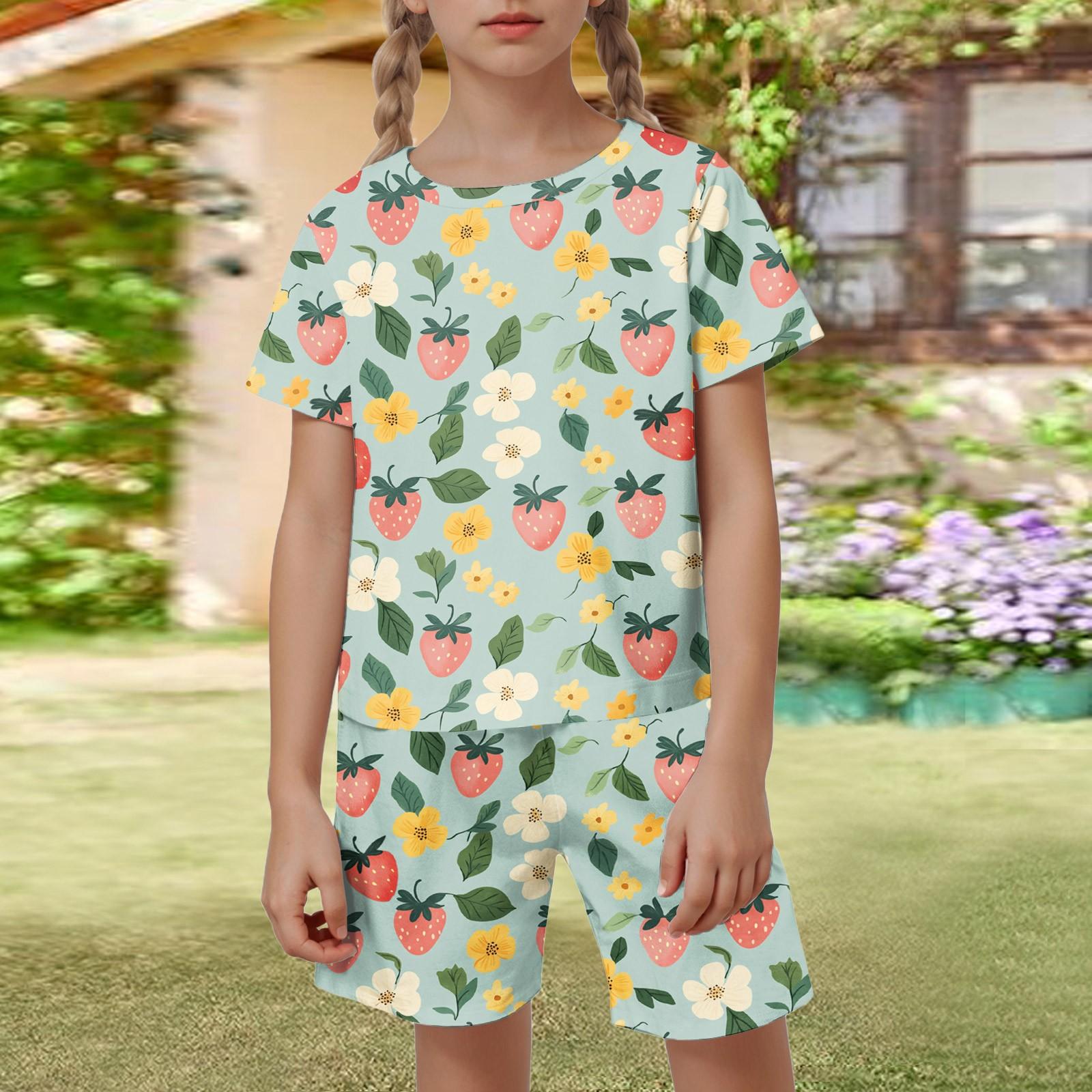 

Детский патриотический наряд - комплект из 2 предметов: короткий рукав и шорты для мальчика и девочки 100