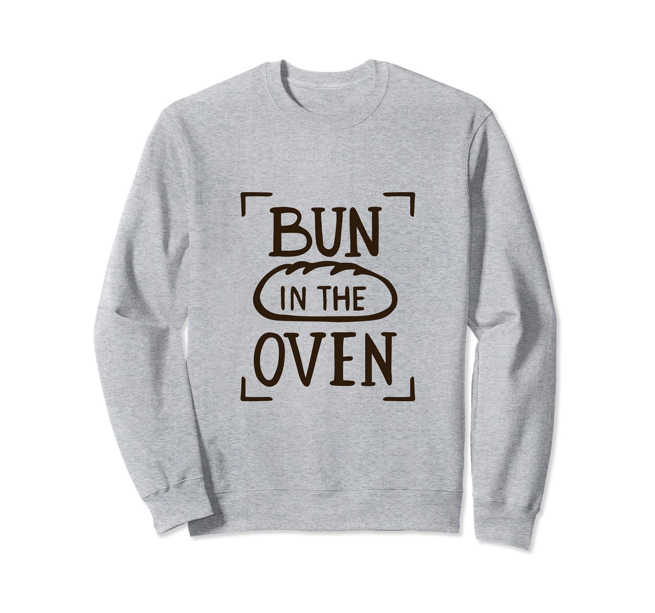 

Bun in the Oven Funny Pregnancy Announcement Sweatshirt T-Shirt серый