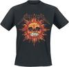 Metallica Herren Pushead Sun T-Shirt Schwarz