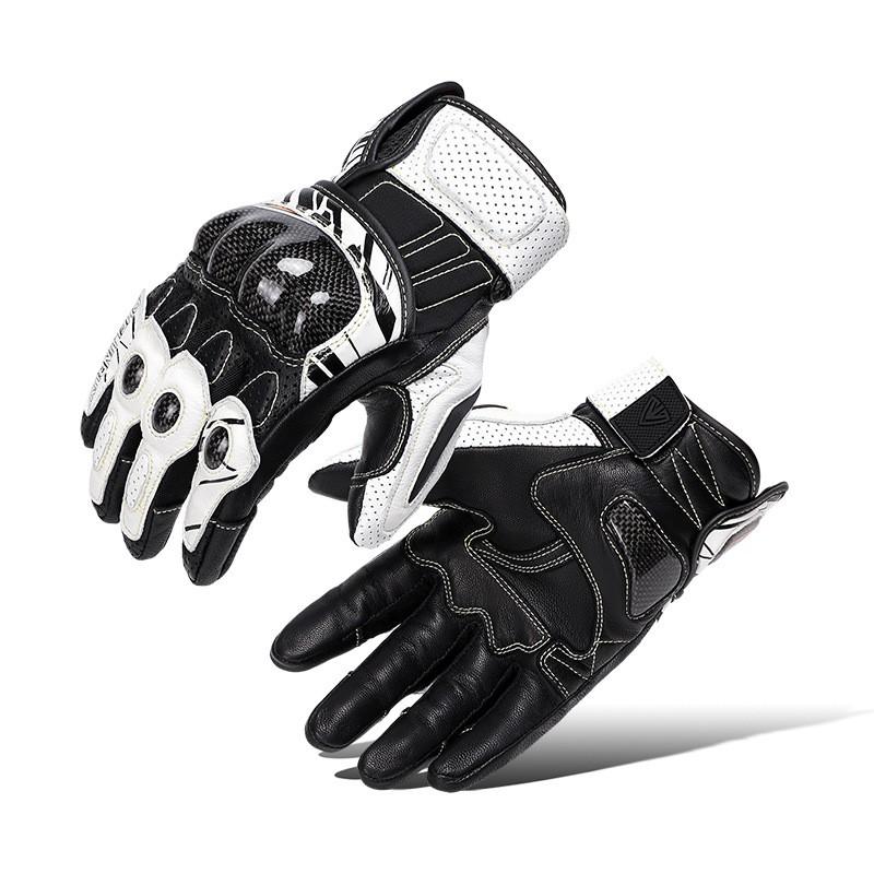 Carbon Fiber Cycling Gloves Men Women - Anti-Slip Breathable Touchscreen Motorcycle Bike Riding All Season