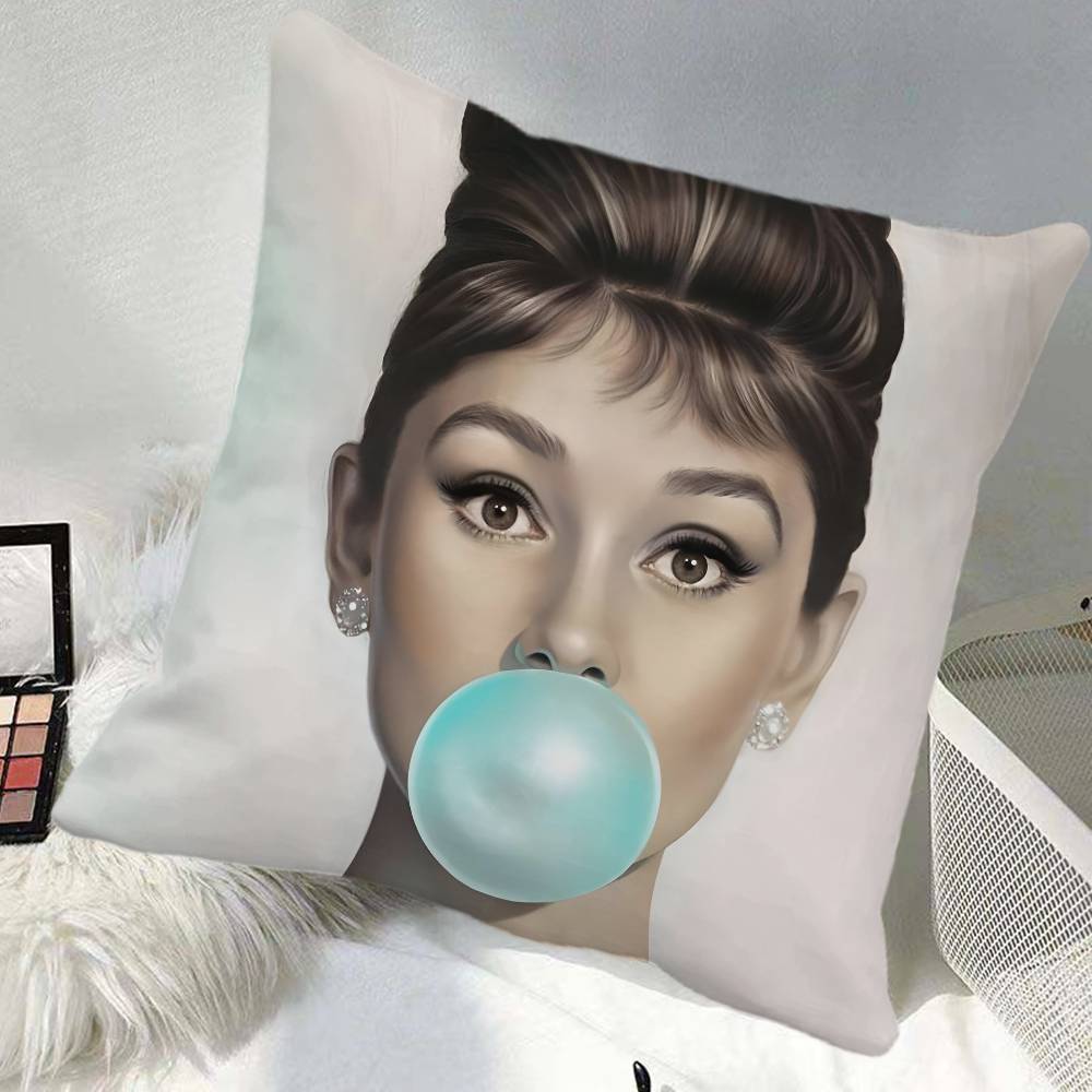 Breakfast At Tiffanys Pillow Case Square Pillow Bedroom Sofa Leisure Comfort Cushion Car Home Decoration