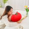 Plush Pillow 31×20cm for Living Room Bedroom Office Sofa  Adult and Child Use Cute Apple Design Fluffy Cushion Sofa Decor