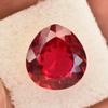 Natural Red Ruby Loose Gemstone 10 Ct Pear Cut for Jewelry Making and Gem Collections
