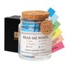 Christian Cards Jar Colorful Bible Verses Jar Handmade Christian Colorful Bible Jar Glass Best Wishes Note For Reading Christmas