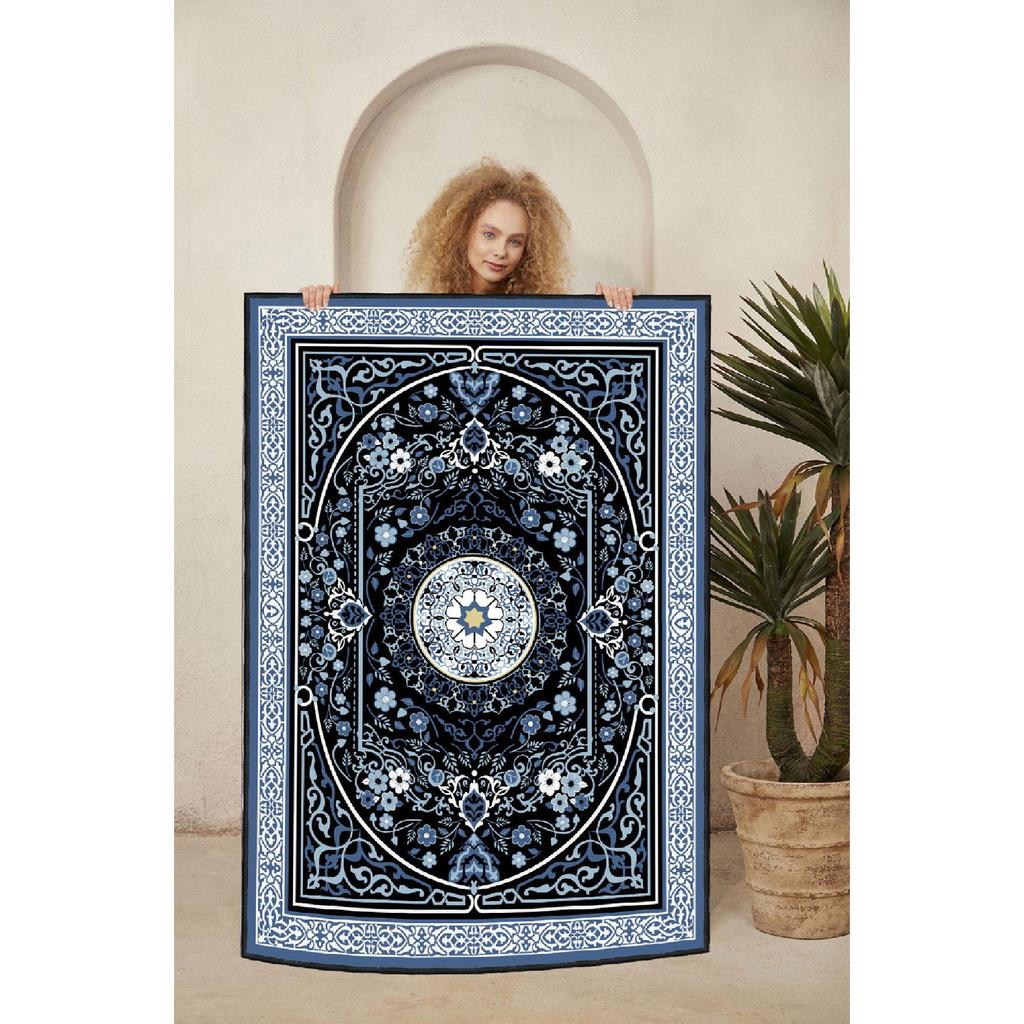Decorative Special Design Modern Floor Rugs Patterned Non-Slip Base Washable