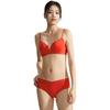 Calvin Klein Seamless High Elastic Cotton Briefs Women underwear Raspberry-Red QF6357AD-XAT