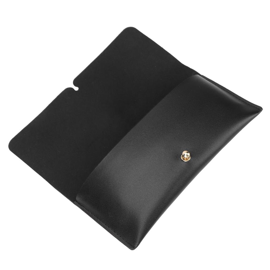 Eyeglasses Case PU Leather Simple Fashionable Portable Goggles Glasses Case for Office Worker Student
