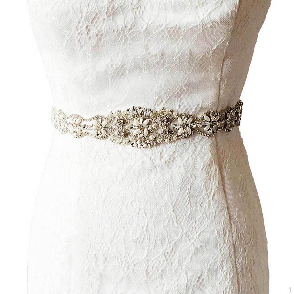 Belt with Pearls Artificial Dress Wedding Decoration