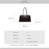 College Style Retro Briefcase Bag Women's Autumn and Winter New Armpit Bag Simple Large-capacity Commuter Bag