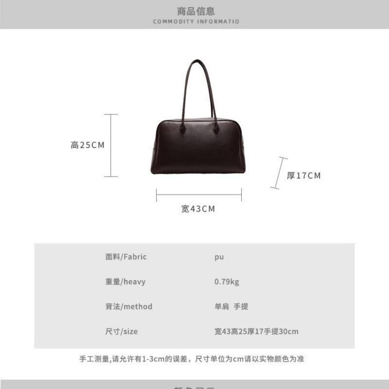College style retro briefcase bag women's autumn and winter new armpit bag simple large-capacity commuter bag