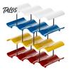 Cup Storage Rack, Multi-Layer Stacking Organizer, with Wavy Slot Design, Space Saving Desktop Bar Storage for Mugs Glasses Coffee Cups