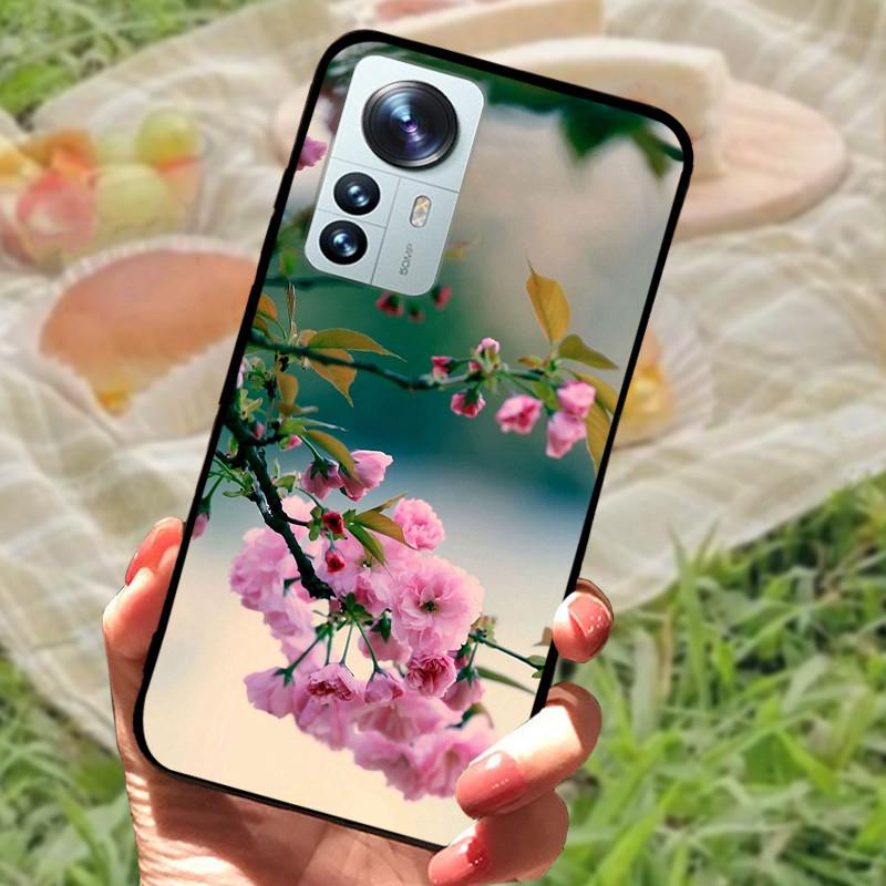 For Xiaomi Mi 12 Case 12X 12S Soft Silicone Cartoon Painted Phone Cover For Xiaomi 12 Pro Case 12S PRO Shockproof Coques Bumper