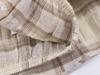 Women's Plaid Layered Short Top - Loose, Lazy Style Design (2171018)
