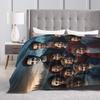 Twilight Saga Edward Bella Blankets Warm Soft Plush Throw Blanket For Couch Chair Camping Flannel Bedspread Bed Cover