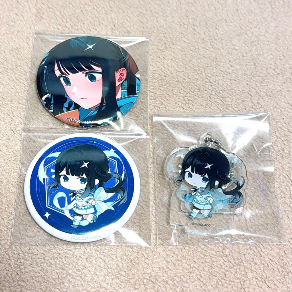 [USED] OVER REQUIEMZ Yuhiru Stella Bonus Can Badge Acrylic Stand