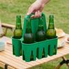 6 Pack Capacity Portable Beer Holder Cup Organizer Drink Holder Beer Bottle Carrier  Picnics