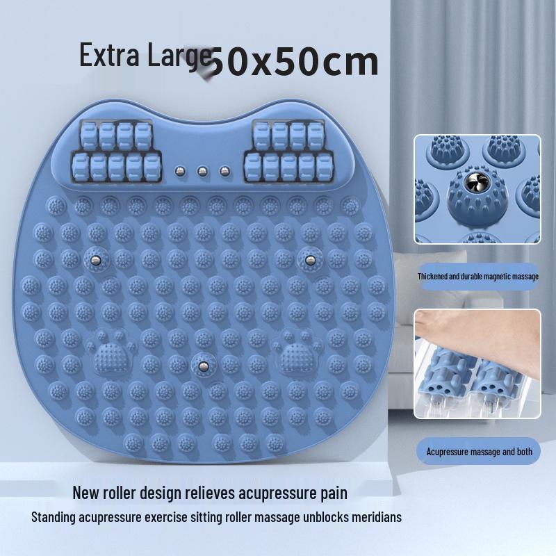 

Акупрессурный массажный коврик для ног с роликами - Меридианный массаж для домашнего использования