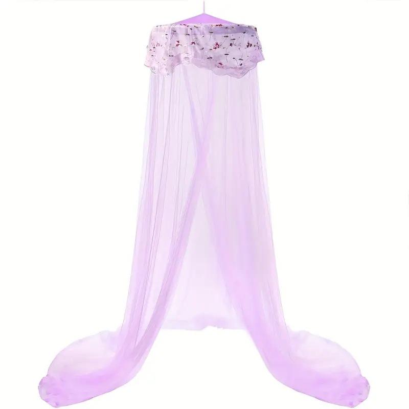 Princess Elegant Interior Decoration Mosquito Net Hanging Dome Palace Wind Surface Installation Tent Shading Net