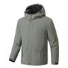 Fashionable and Versatile Men's Thickened Warm Winter Jacket - Wrinkle Resistant Lightweight Soft and Cozy Long Sleeve Down Jacket