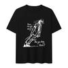 New 2026 Classic Michael Jackson Are You Okay Print Punk Rock Fashion Short Sleeve Tshirt Unisex Women Cotton Cozy Tshirt Summer