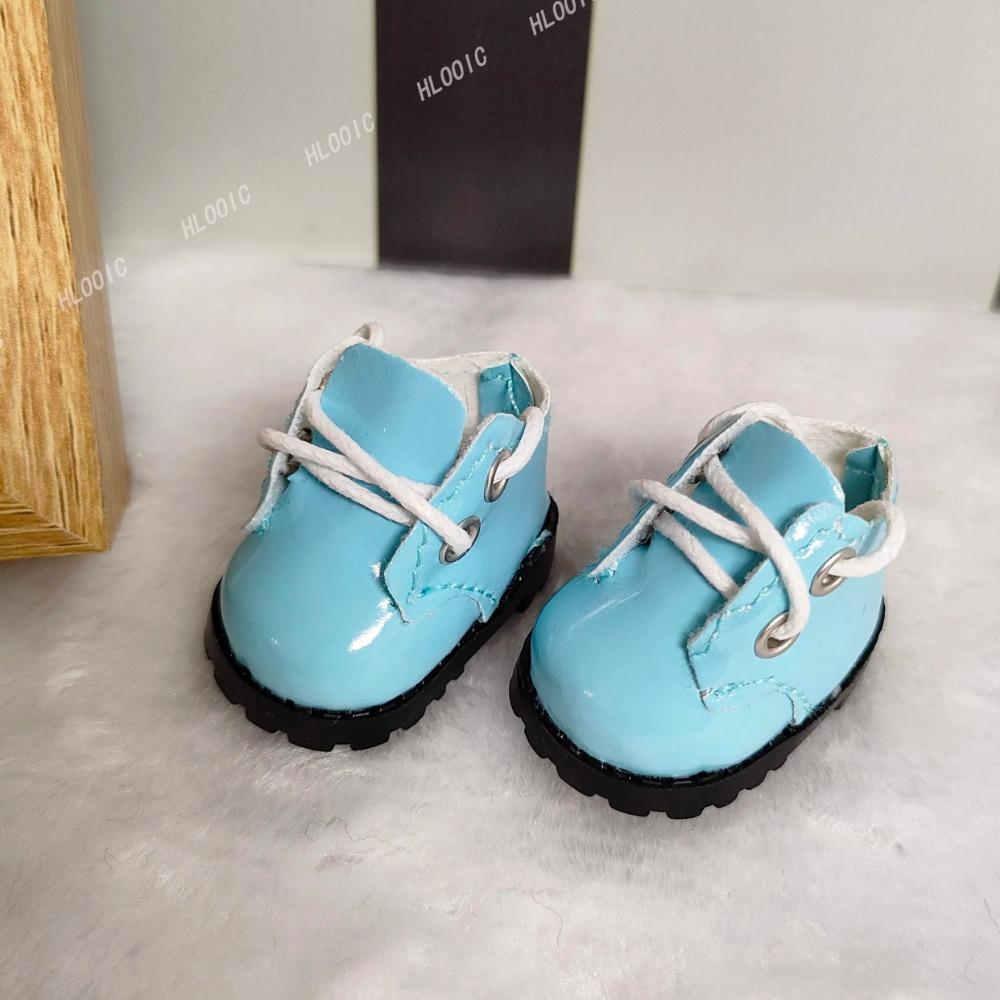 Labubu  Shoes (4*1.8cm) Doll Sneakers ,for 17cm Macaron Plush and 15cm EXO Cotton Doll and 1/6 BJD Doll Clothes Shoe Accessoires