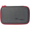 Mit 2DS Slim Hard Pouch für New Nintendo 2DS LL Schwarz x Rot [Kompatibel LL]